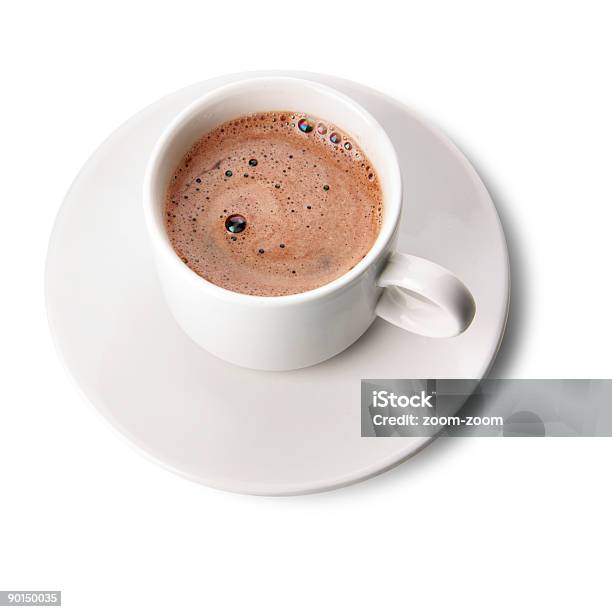 Chávena De Café - Fotografias de stock e mais imagens de Chocolate Quente - Chocolate Quente, Fundo Branco, Bebida