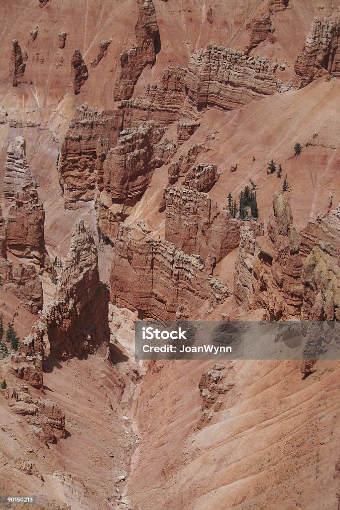 Monumento Nacional Cedar Breaks vista Verticle - Foto de stock de Barro royalty-free