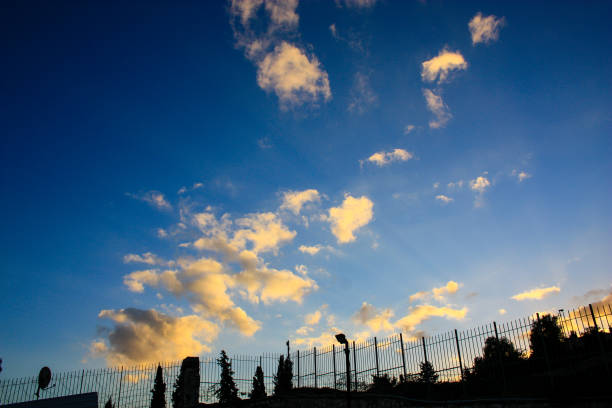 landscape and  archaeological view of the city of Jerusalem near the Western wall of the temple of David