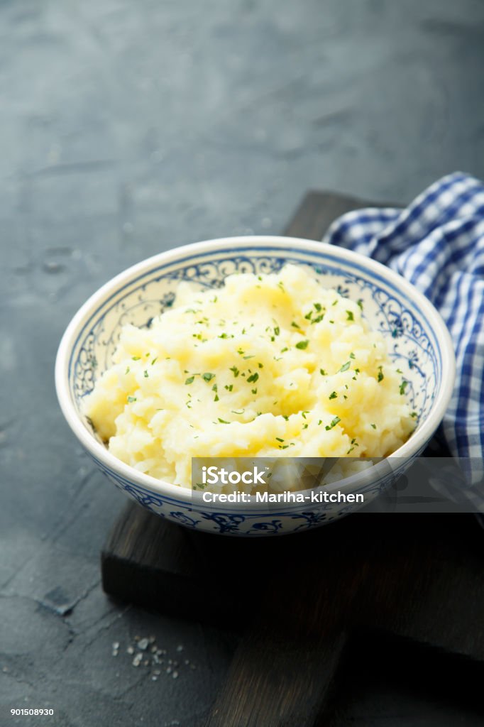 Mashed potato Homemade potato mash Mashed Potatoes Stock Photo