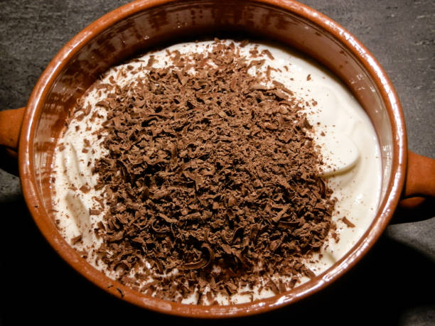 istock Tasty homemade yogurt with grated chocolate 901509294