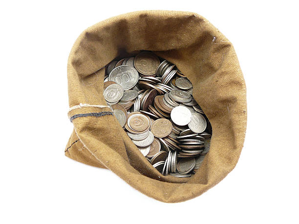 istock money coins in bag 90150995