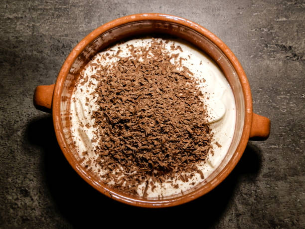 istock Tasty homemade yogurt with grated chocolate 4 901514306