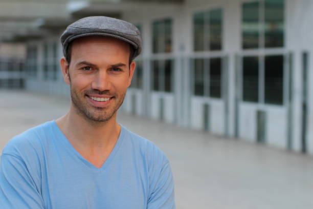 istock Man showing his perfect white smile 901514572