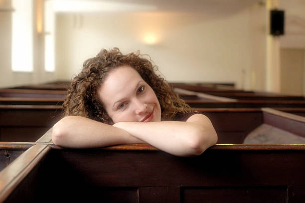 istock Casual Beauty in Church 90151538