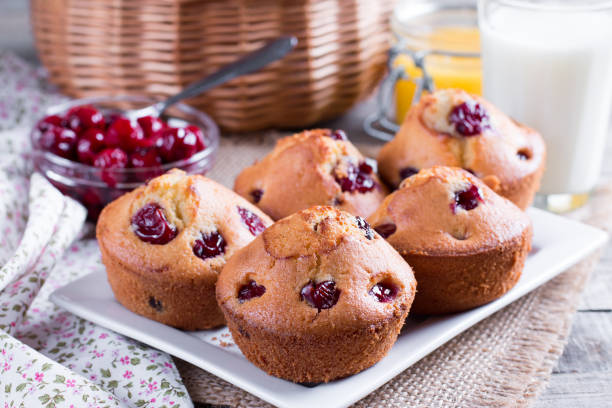 istock Sweet muffins stuffed with cherries 901521902