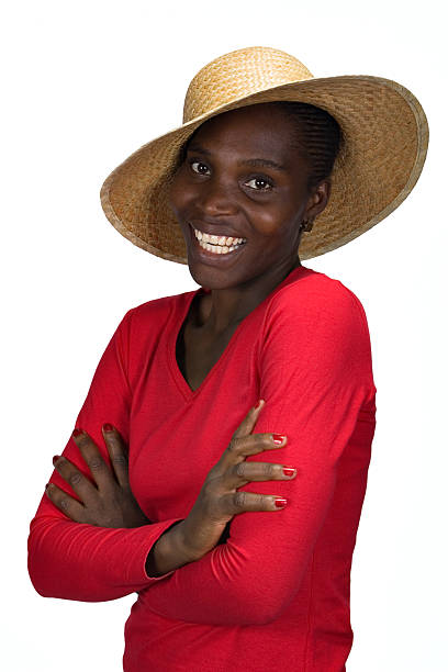 istock african girl with hat 90152805