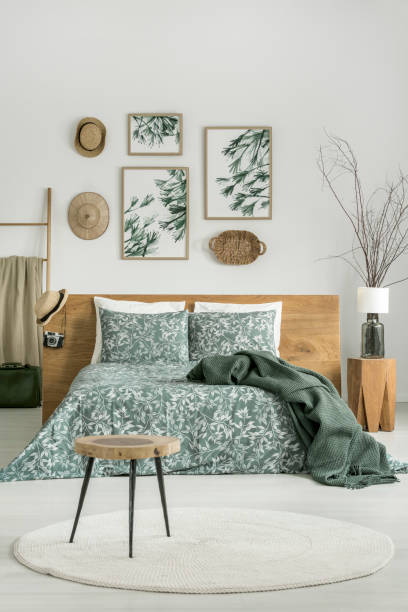 istock Stool and souvenirs in bedroom 901533408