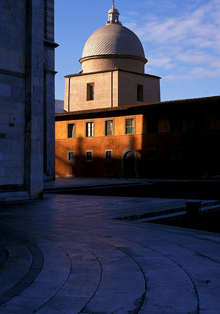 landscape of Piazza dei Miracoli with Pisa Cathedral