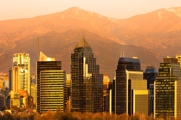 istock Santiago de Chile with The Andes Mountain Range in the back 901537976