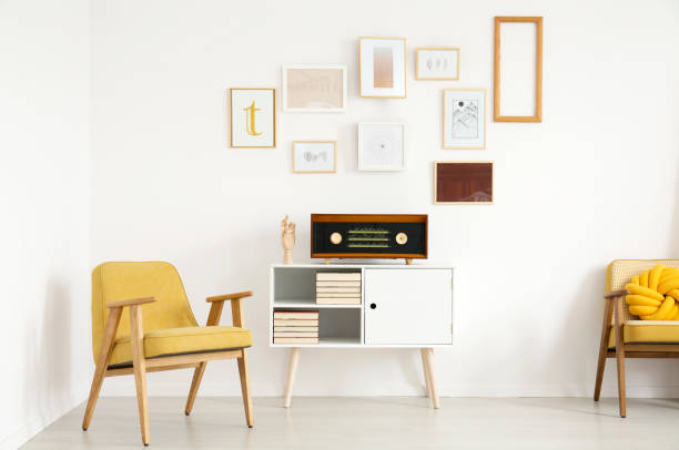 istock Yellow warm living room 901538194