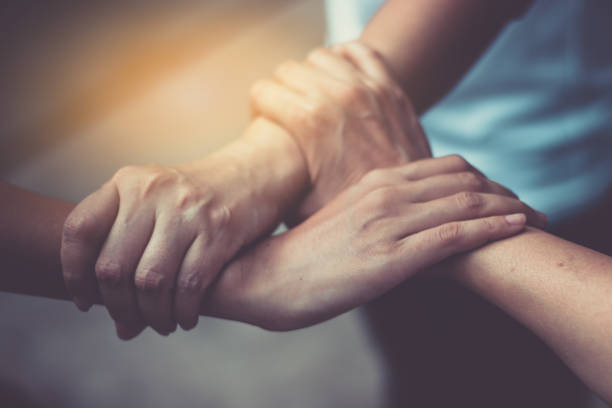 istock Hands were a collaboration concept of teamwork 901538598