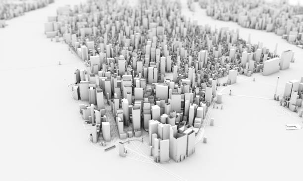 istock 3d rendering of manhattan island 901539082