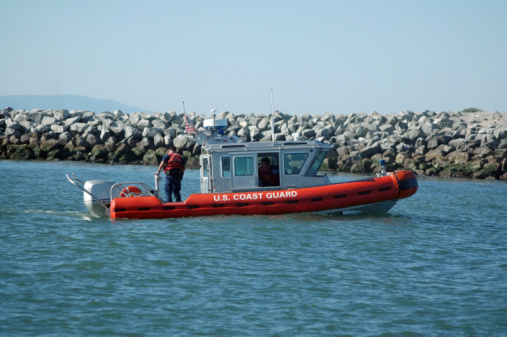 US Coast Guard 25' Defender Class response boat. Built exclusively for the Coast Guard. Used for homeland security and search and rescue near shore.