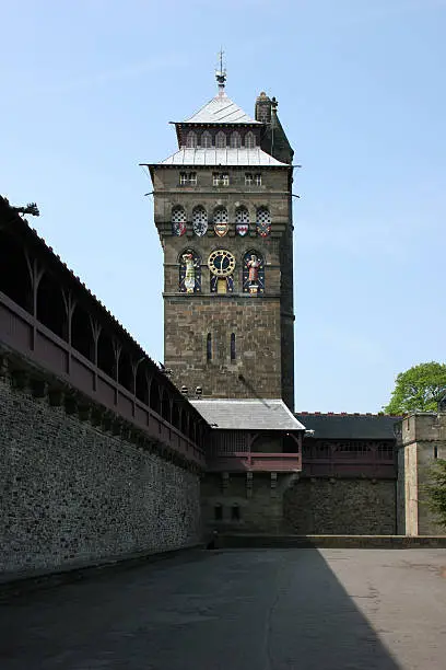 Photo of Courtyard of the Cardiff Castle