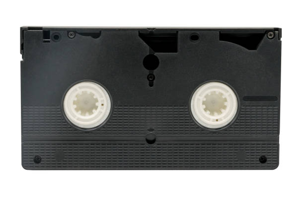 istock video cassette close up isolated on white background. old, record sound and images. Path Selection 901545412