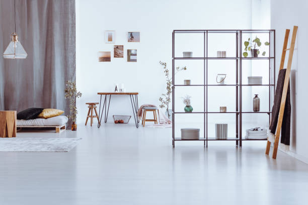 istock Wooden ladder in open space 901551054