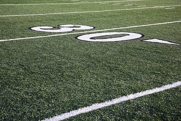 istock Thirty Yard Line - American Football 90155917