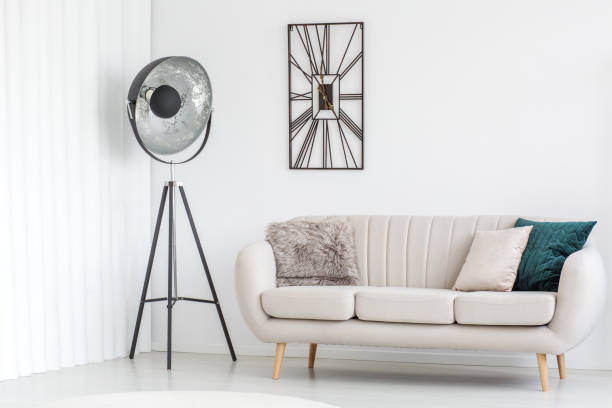 istock Metal lamp in the corner 901559554