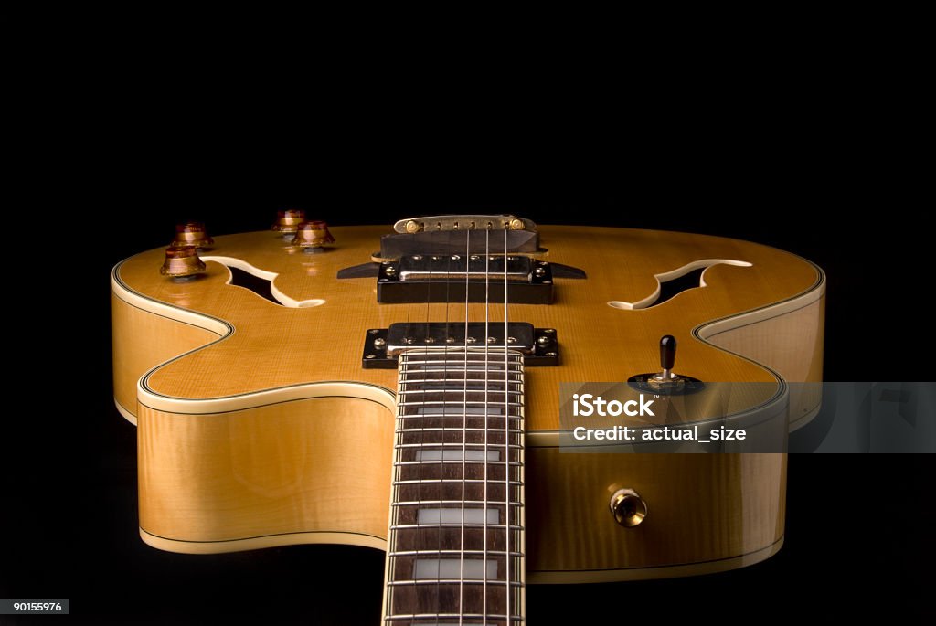 Guitarra elétrica Retrato - Foto de stock de Braço de Violão royalty-free