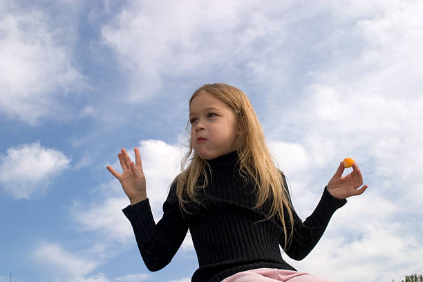 istock cute blonde girl, child 90156100