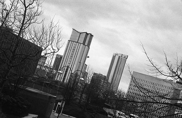 istock Birmingham Cityscape - Concrete and Skyscrapers 90156139