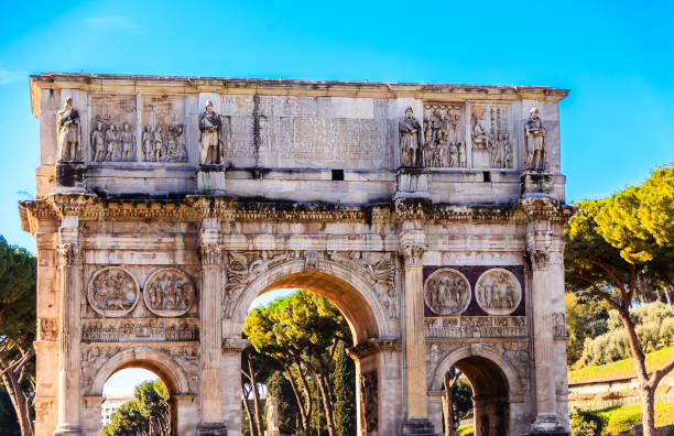 istock View of the Arch of Constantine 901565692