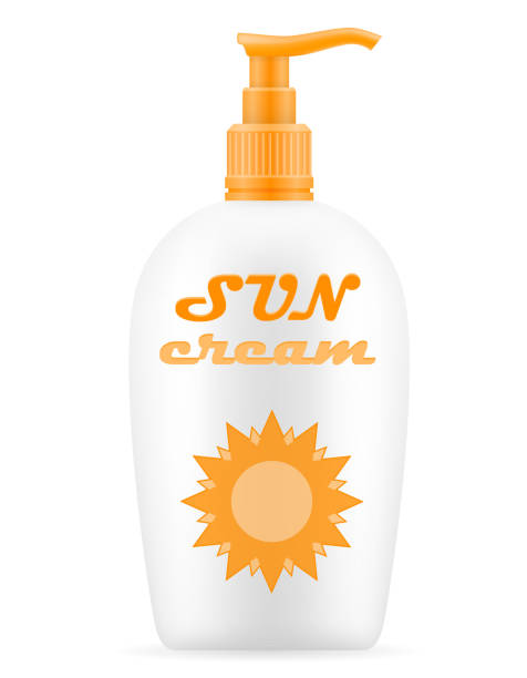 istock sun cream lotion sunblock suntan in a plastic container packaging stock vector illustration 901567704