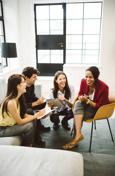 istock Multi-Ethnic Group of Young Having Fun at Office 901570900
