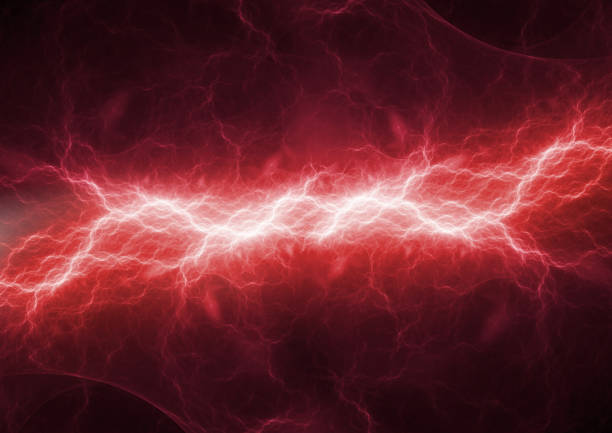 istock Hot burning fire lighning, plasma and energy electrical background 901578598