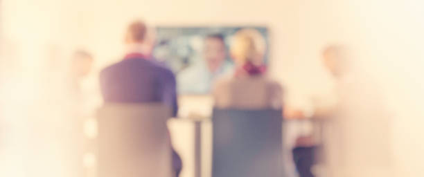 istock Defocused company meeting 901579660