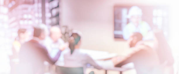 istock Defocused company meeting 901583298