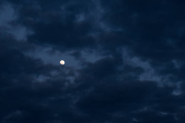 istock Moon is a lot of beautiful night with grain. 901584142
