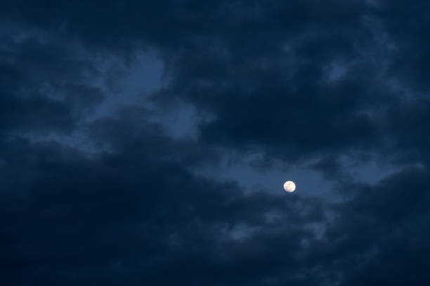 istock Moon is a lot of beautiful night with grain. 901588418