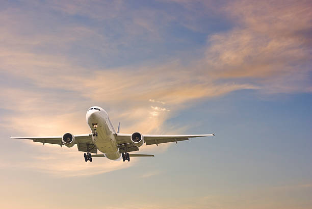 istock Large Commercial Aircraft Arriving 90159145