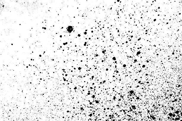 inchiostro splatter texture - imbrattato foto e immagini stock