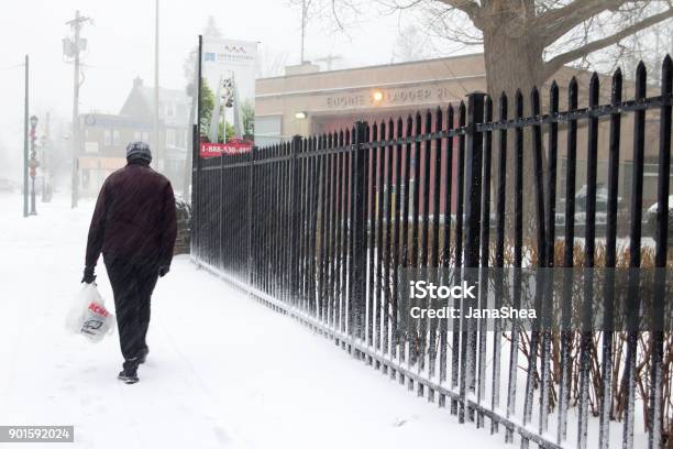 Philadelphia Braces For Bomb Cyclone Stock Photo - Download Image Now - 2018, Adult, Adults Only
