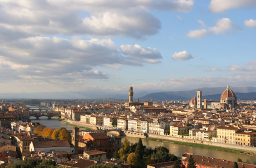 High angle view of Florence