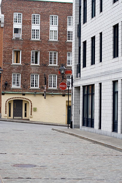istock Cobblestone street in Oldtown Montreal 90160257