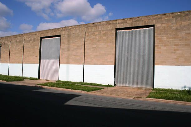 istock Blank industrial walls and doors 90160361