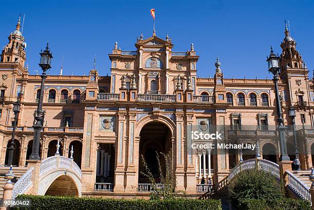 Плазадеэспана — стоковые фотографии и другие картинки 1920-1929 - 1920-1929, Palacio Espanol, Андалусия