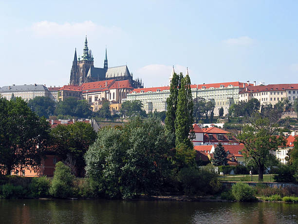 prague castle, czech republic stock photo