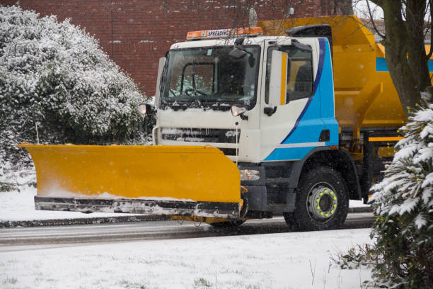 istock Winter gritting and snow plowing 901608860