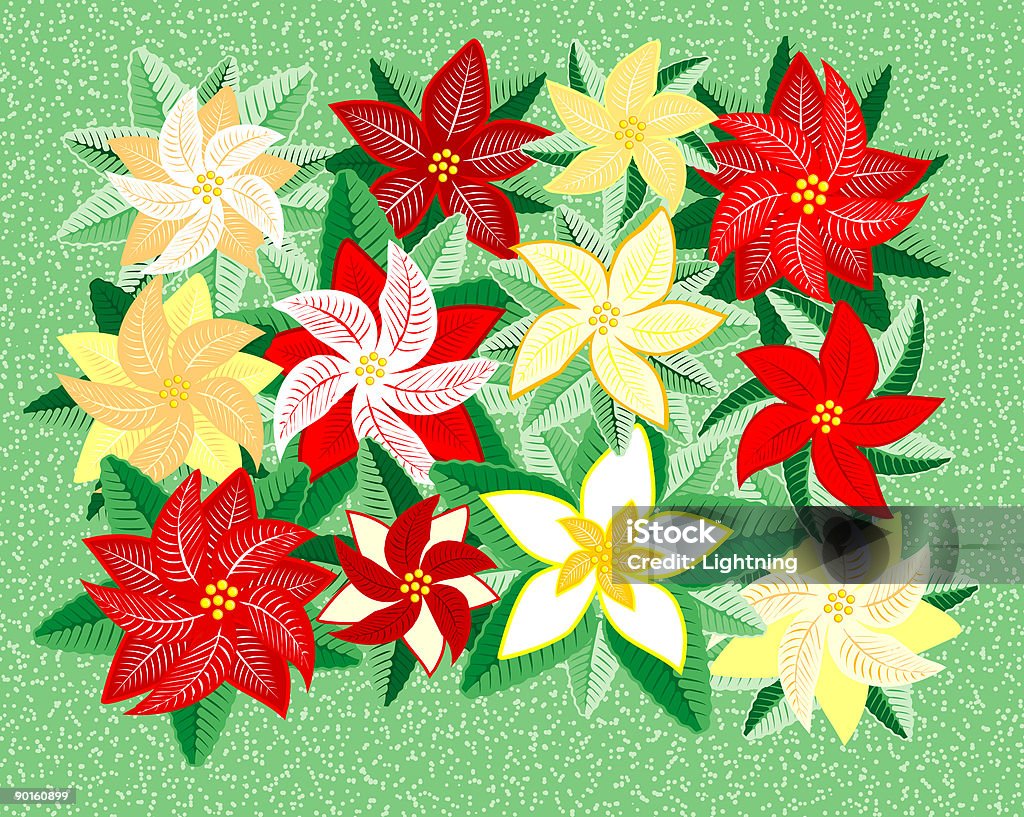 Floral Natal - Royalty-free 1950-1959 Ilustração de stock