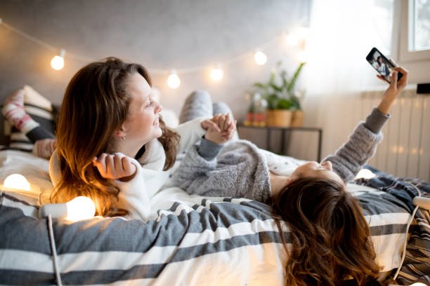 istock Teen girls having fun 901612644