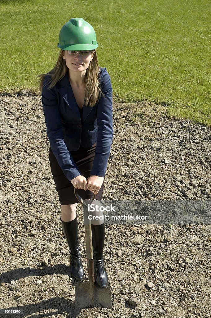 Trabajo mujer en tacones altos - Foto de stock de Adulto libre de derechos