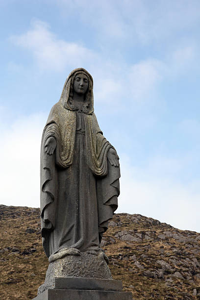 istock Statue of Holy Mother 90161406