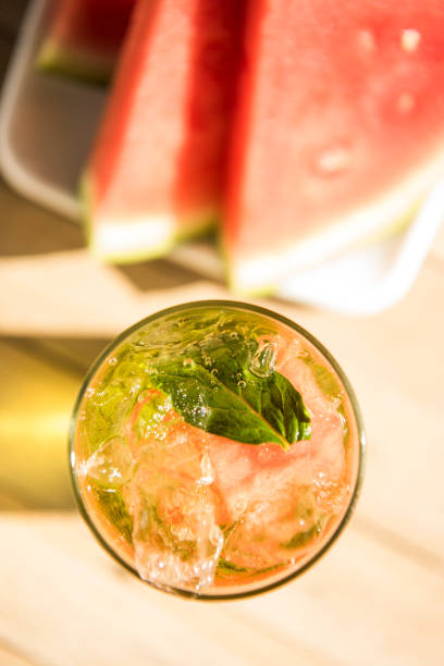 istock Mojito watermelon on a hot summer day 901614966