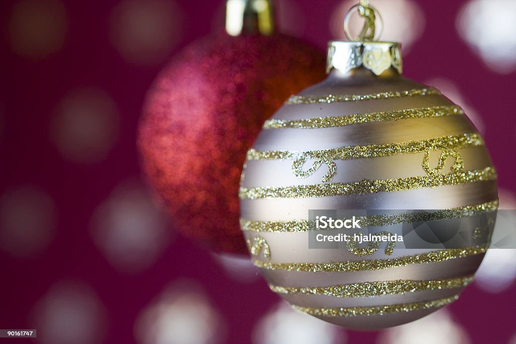 Christmas ball background (selective and soft focus)  Award Ribbon Stock Photo