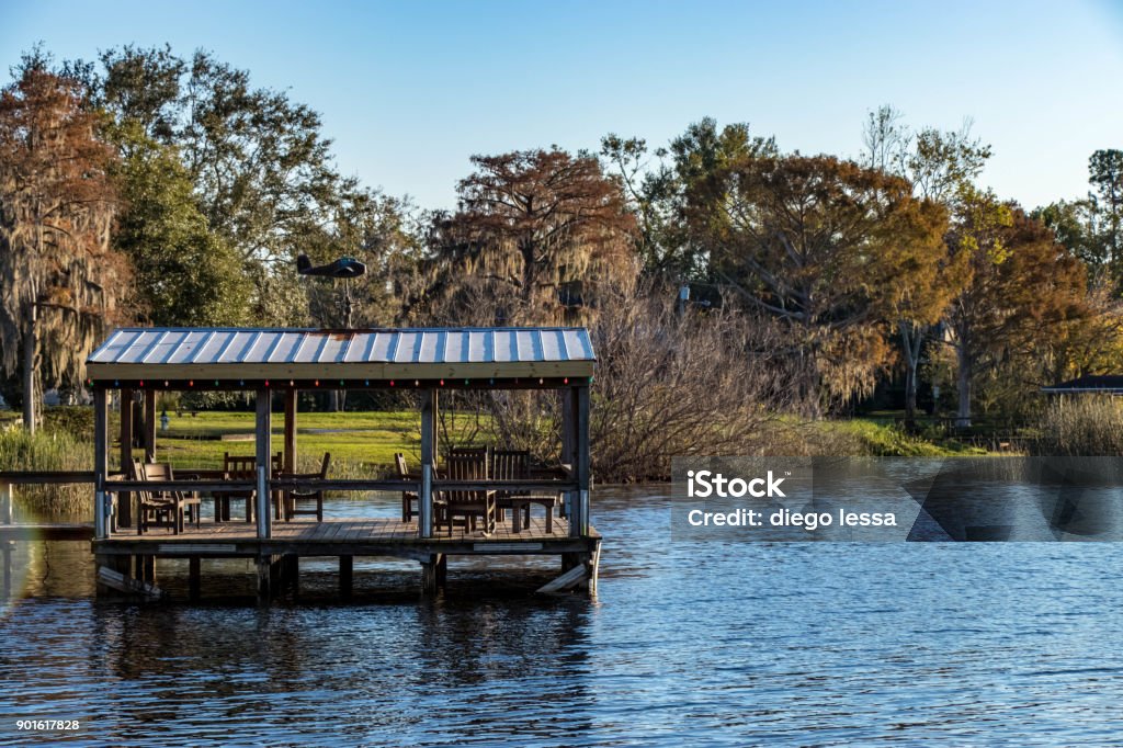 Lake Killarney Afternoon in Lake Killarney, Winter park-FL. One of the best places to rest and have peace. Winter Park - Florida Stock Photo